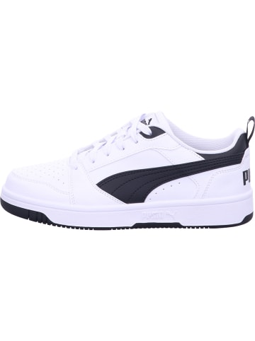 Puma Jungen- Halbschuhe Puma Rebound V6 Lo Jr in Weiß