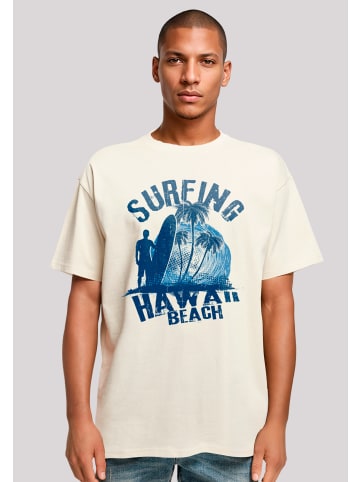 F4NT4STIC Heavy Oversize T-Shirt Hawaii Surf Beach Summer in sand