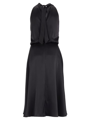 Vera Mont Cocktailkleid mit Stehkragen in Schwarz