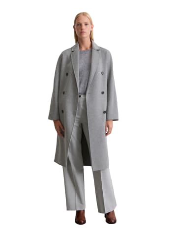 Marc O'Polo Mantel relaxed in Light Grey Melange