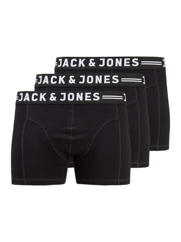JACK & JONES PLUS 3er-Pack Trunks in Black