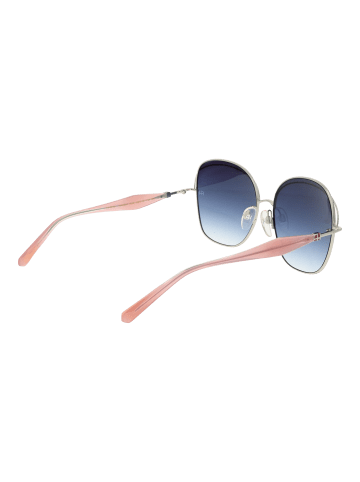 Ana Hickmann Damen Sonnenbrillen Schmetterling Silber