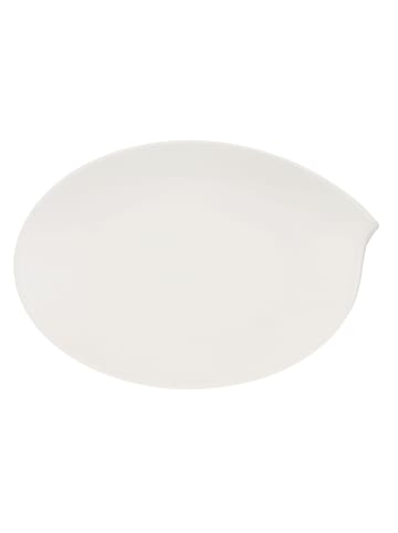 Villeroy & Boch Platte oval Flow in Weiß 35 x 24 x 4 cm in weiß