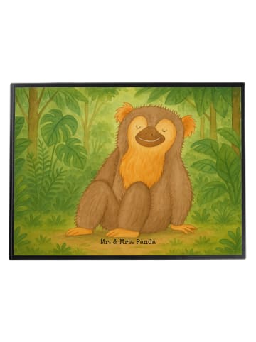 Mr. & Mrs. Panda Schreibunterlage Affe Design ohne Spruch in Weiß