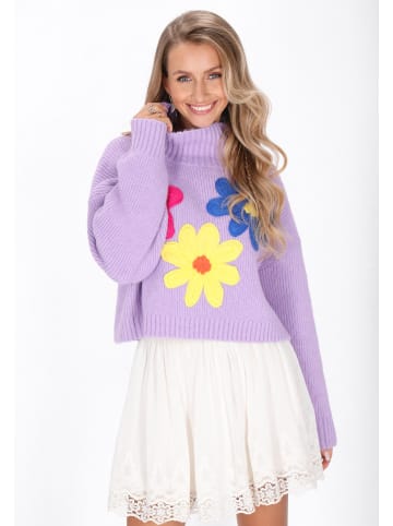 IZIA Women Sweater in lilac