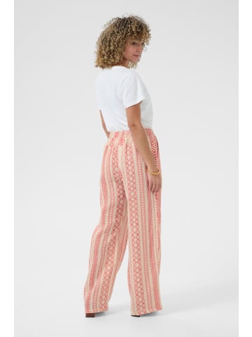 Cream Hose CRBellis Loose fit in Ethnic Geo Porcelain Rose