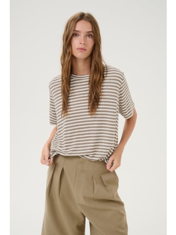 My Essential Wardrobe T-shirt LisaMW Loose fit in Major Brown Striped
