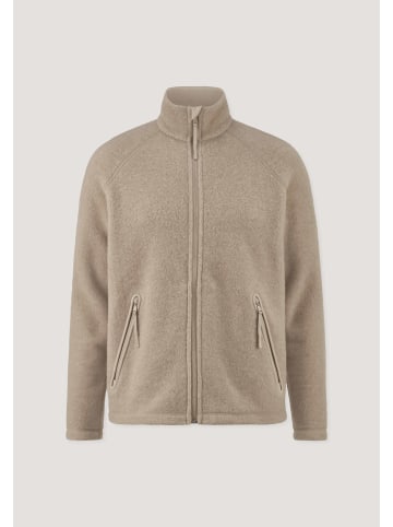 Hessnatur Wollfleece-Jacke in sand