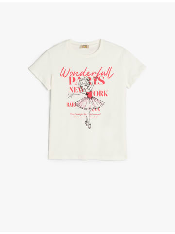 KOTON TSHIRT SS in Ekru