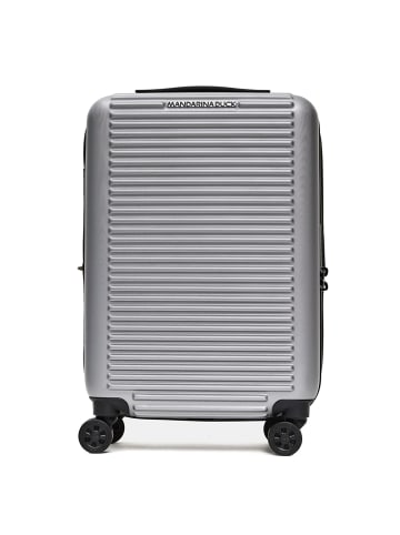 Mandarina Duck Tank Case 4 Rollen Kabinentrolley S 55 cm mit Dehnfalte in grigio