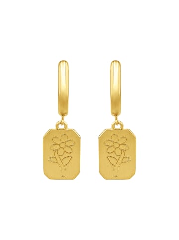 Noelani Creolen Silber 925, gelbvergoldet in Gold
