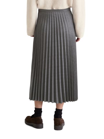 Marc O'Polo Plisseerock A-Shape in Rocky Grey Melange