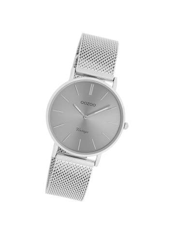 Oozoo Analog-Armbanduhr Oozoo Timepieces silber mittel (ca. 32mm)