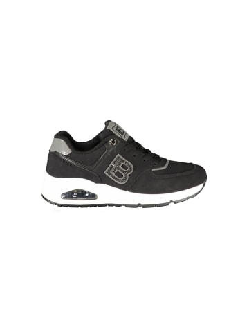 Laura Biagiotti Schwarze Polyurethan-Sneaker