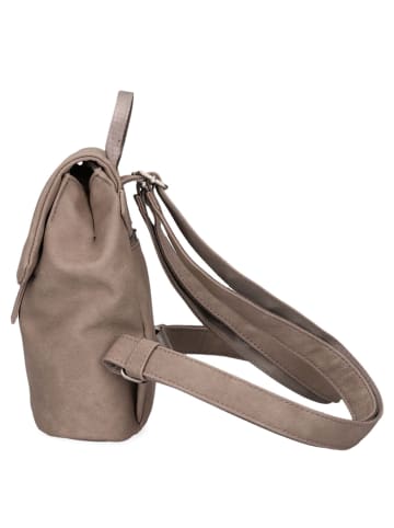 Zwei Mademoiselle MR45 - Rucksack Mini 22 cm (nubuk-linen) in nubuk-cappuccino