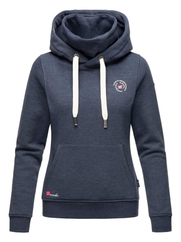 Marikoo Kapuzensweatshirt Chihiroo in Dusty Blue Melange