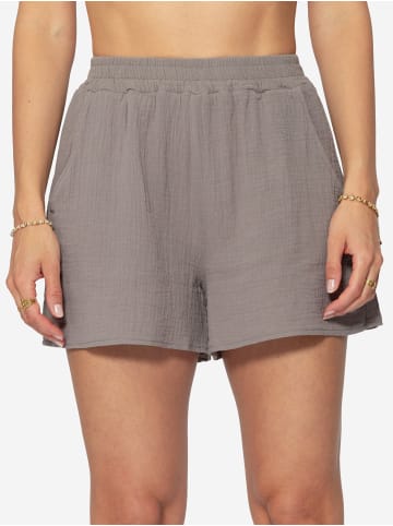 SASSYCLASSY Musselin Shorts in Taupe