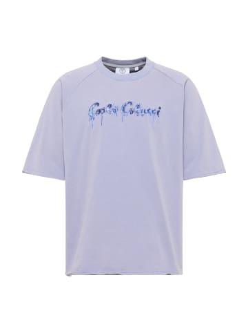 Carlo Colucci Oversize-Shirt Elzenbaum in Blau