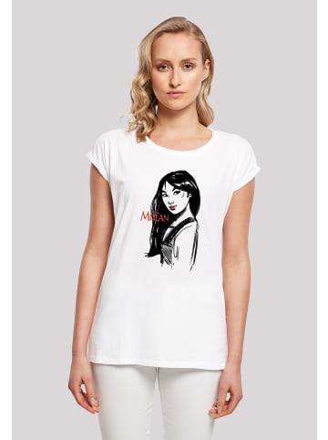 F4NT4STIC T-Shirt Mulan Sketch in weiß