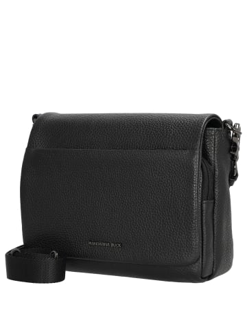 Mandarina Duck Mellow Leather - Umhängetasche 22 cm (nero) in nero