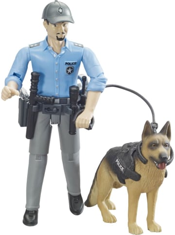 bruder Spielzeugauto 62150 Figurenset Polizist mit Hund