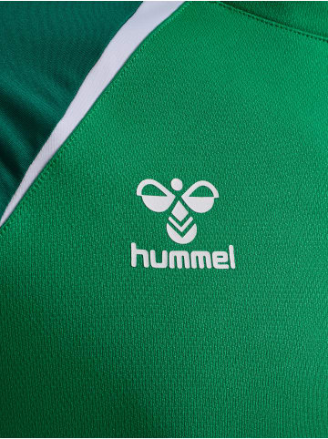 Hummel Sweatshirt Daumenlöcher Hmllead Erwachsene in JELLY BEAN/EVERGREEN