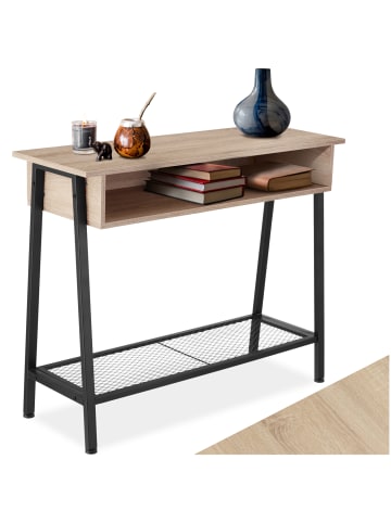 tectake Beistelltisch Tralee 100x35x80,5cm