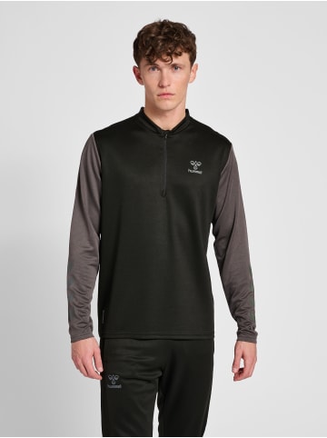 Hummel Reißverschluss Jacke Hmlongrid Herren in JET BLACK/FORGED IRON
