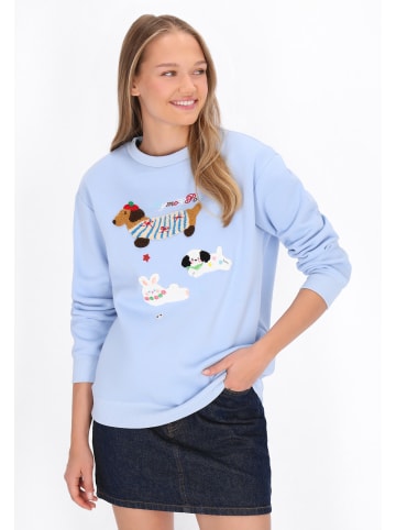 myMo Women Sweatshirt in light blue