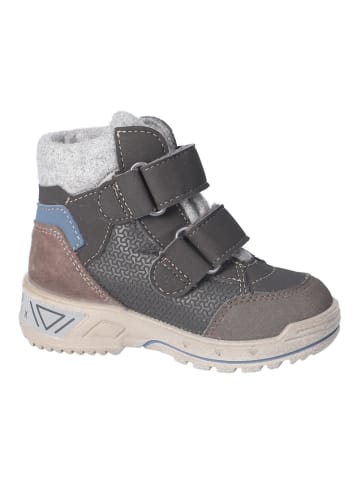 PEPINO Stiefelette Grau/Braun