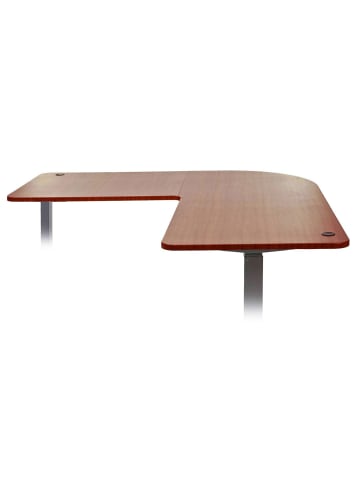 MCW Tischplatte D40 für Eck-Schreibtisch 90°, Natur