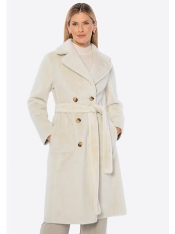 Wittchen Wendbarer Damenmantel mit Gürtel in Light Beige