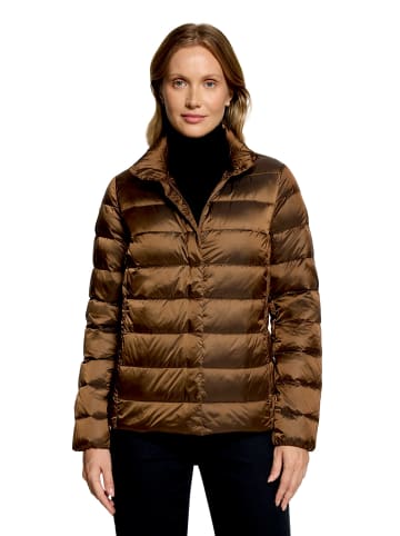Betty Barclay Daunen-Steppjacke mit Stehkragen in Braun