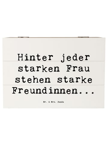 Mr. & Mrs. Panda Geschenkbox Spruch Hoffnung Freundinnen mit Spruch in Weiß