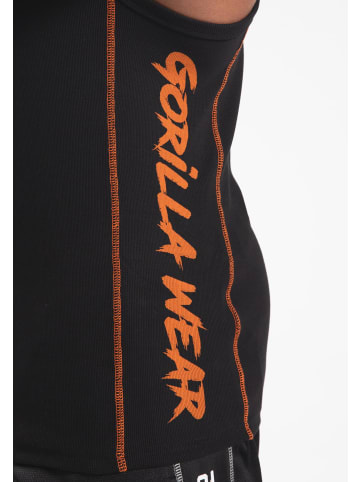 Gorilla Wear Monterey Tanktop - Schwarz/Orange