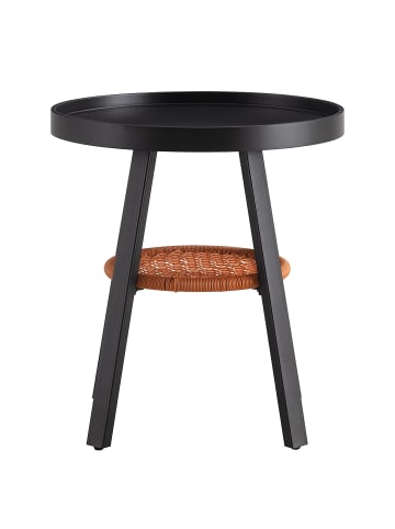 home24 Beistelltisch LOUSIKO in Schwarz