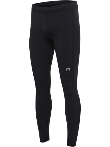 Newline Verstellbare Taille Leggings Reflektierend Logo Men's Core Herren in BLACK