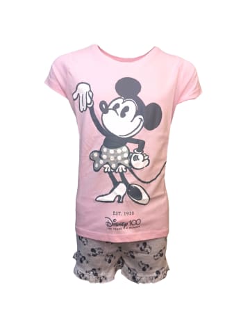 Disney Minnie Mouse Schlafanzug kurz 100 Jahre Disney Minnie Mouse in Rosa