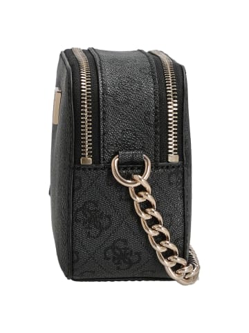 Guess Noelle II Crossbody - Umhängetasche 20 cm (dark taupe logo) in coal logo