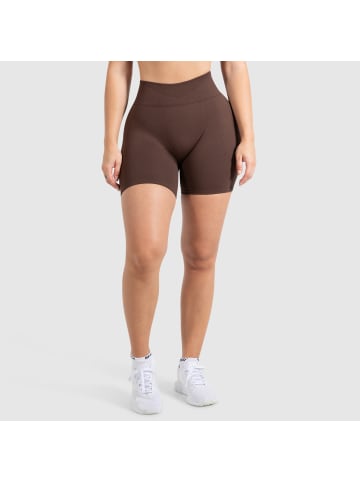 SMILODOX Shorts Cetrina Scrunch in Braun