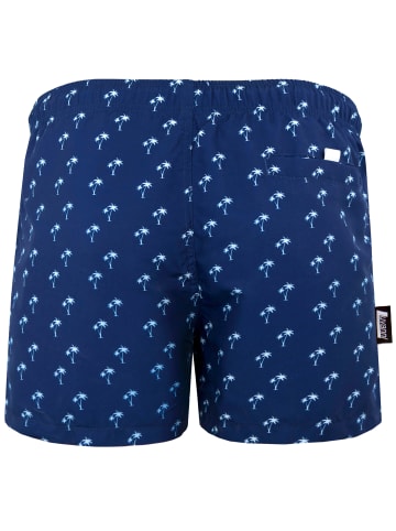 LUVANNI Boardshorts Style 22-24 mit Palmen in Weiß