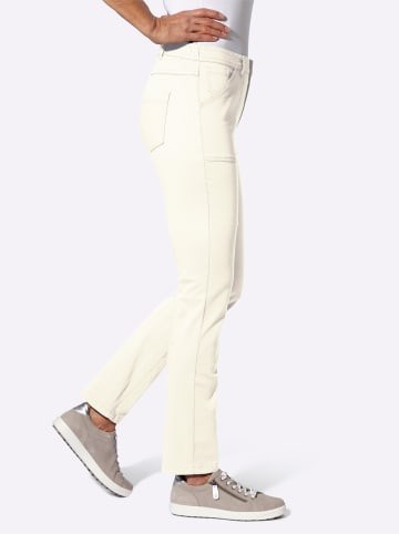 Sieh an! Stretch-Hose in champagner