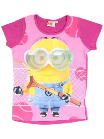 Minions T-Shirt Minions - Bob  in Dunkelpink