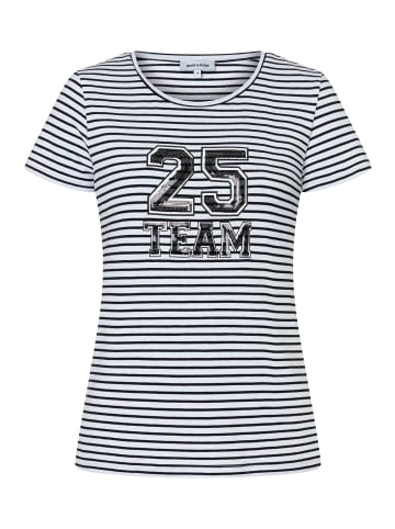 More & More Streifenshirt in yarn stripes jersey black and white
