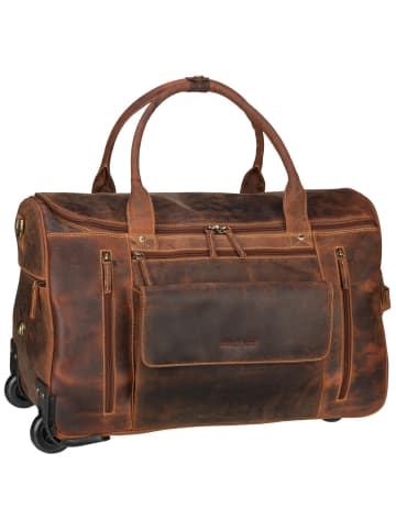 Greenburry Reisetasche Vintage Traveller in Sattelbraun