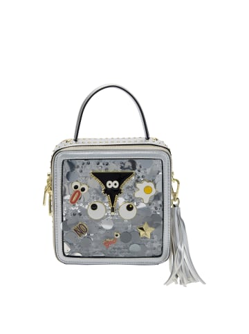 myMo Women Handbag in Silver
