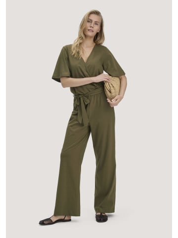 Hessnatur Jersey Overall in goldoliv