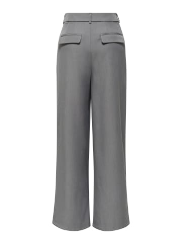 ONLY Hose mit weitem Beinschnitt in Medium Grey Melange