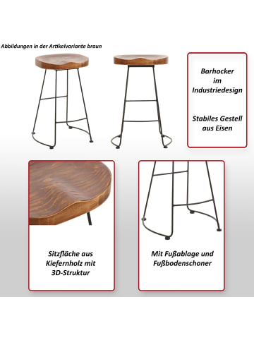 MCW Barhocker N25, Natur