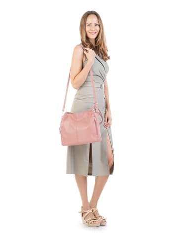 Samantha Look Shopper echt Leder in rosa